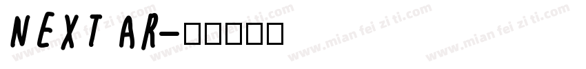 NEXT AR字体转换